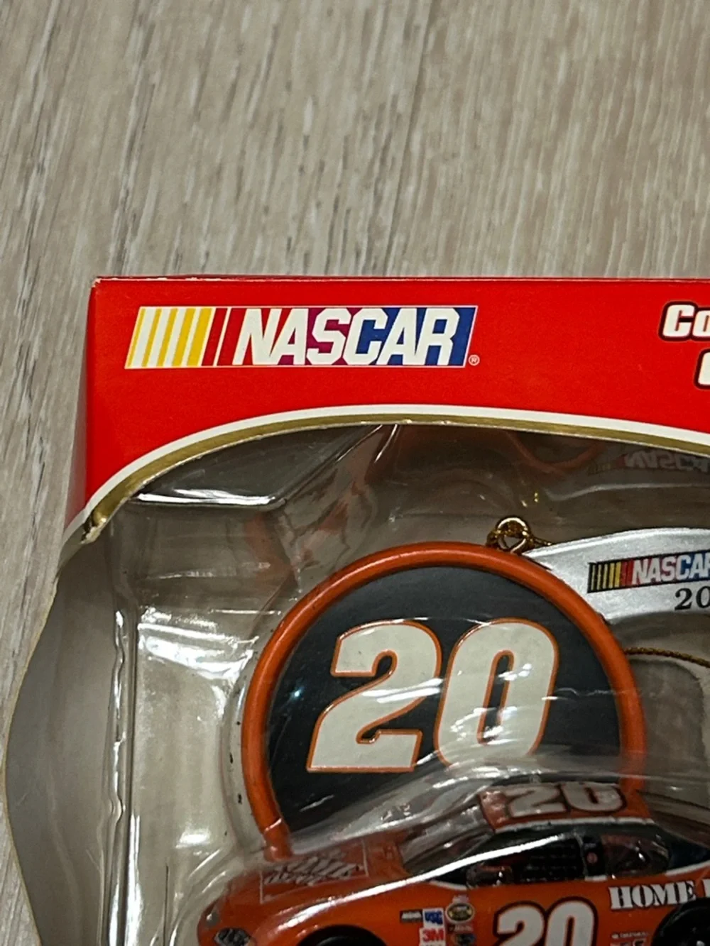 Nascar Vintage K Mart Tony Stewart #20 Orange and Black Collectible Ornament